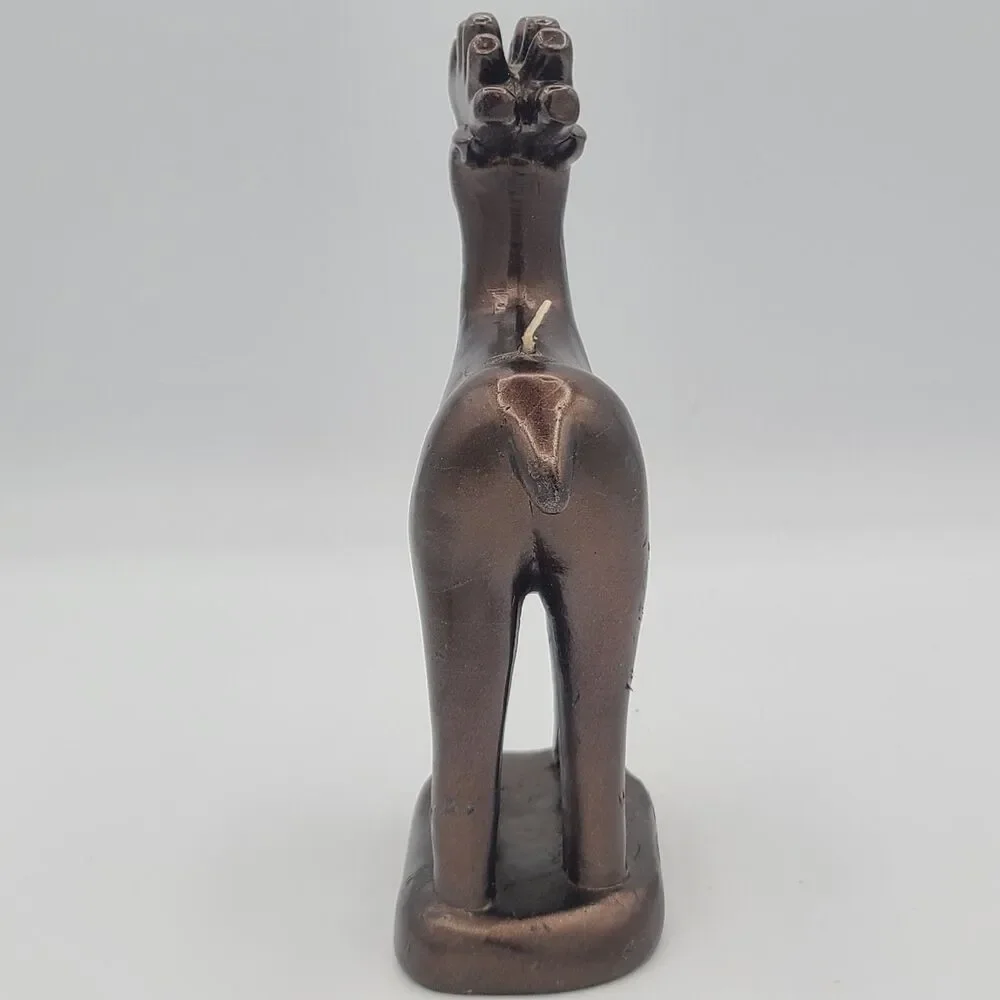 Buck Deer Wax Candle 7 1/2